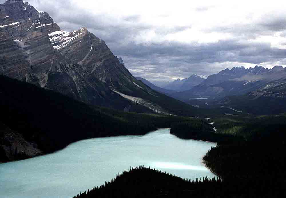 60 - Canada - parque nacional de Banff, lago Peyto